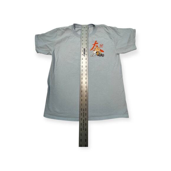 Peanuts Grey Crew Neck Short Sleeve Cotton Men All Seasons T-Shirt Size Large - Picture 3 of 6